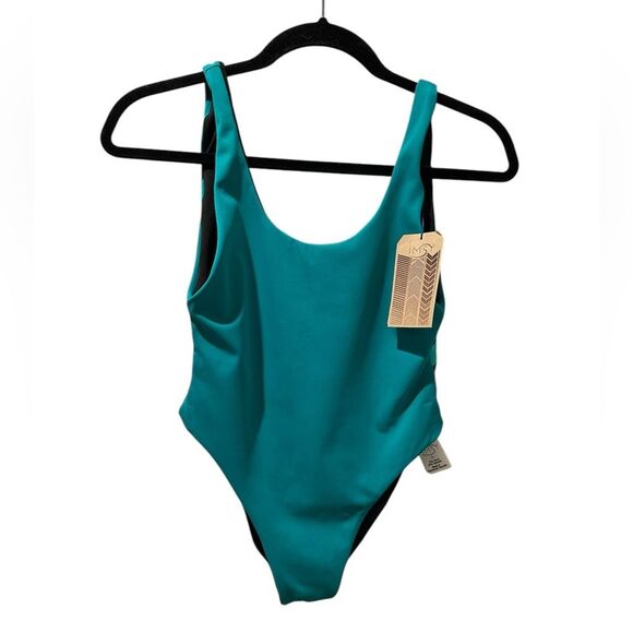 Imsy Swimwear One Piece Reversible Swimsuit Bathing Suit Size Small - Picture 1 of 6